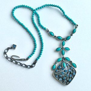 Givenchy Openwork Turquoise Necklace
